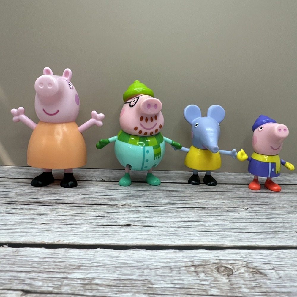 Peppa Pig Figure Lot Of 4